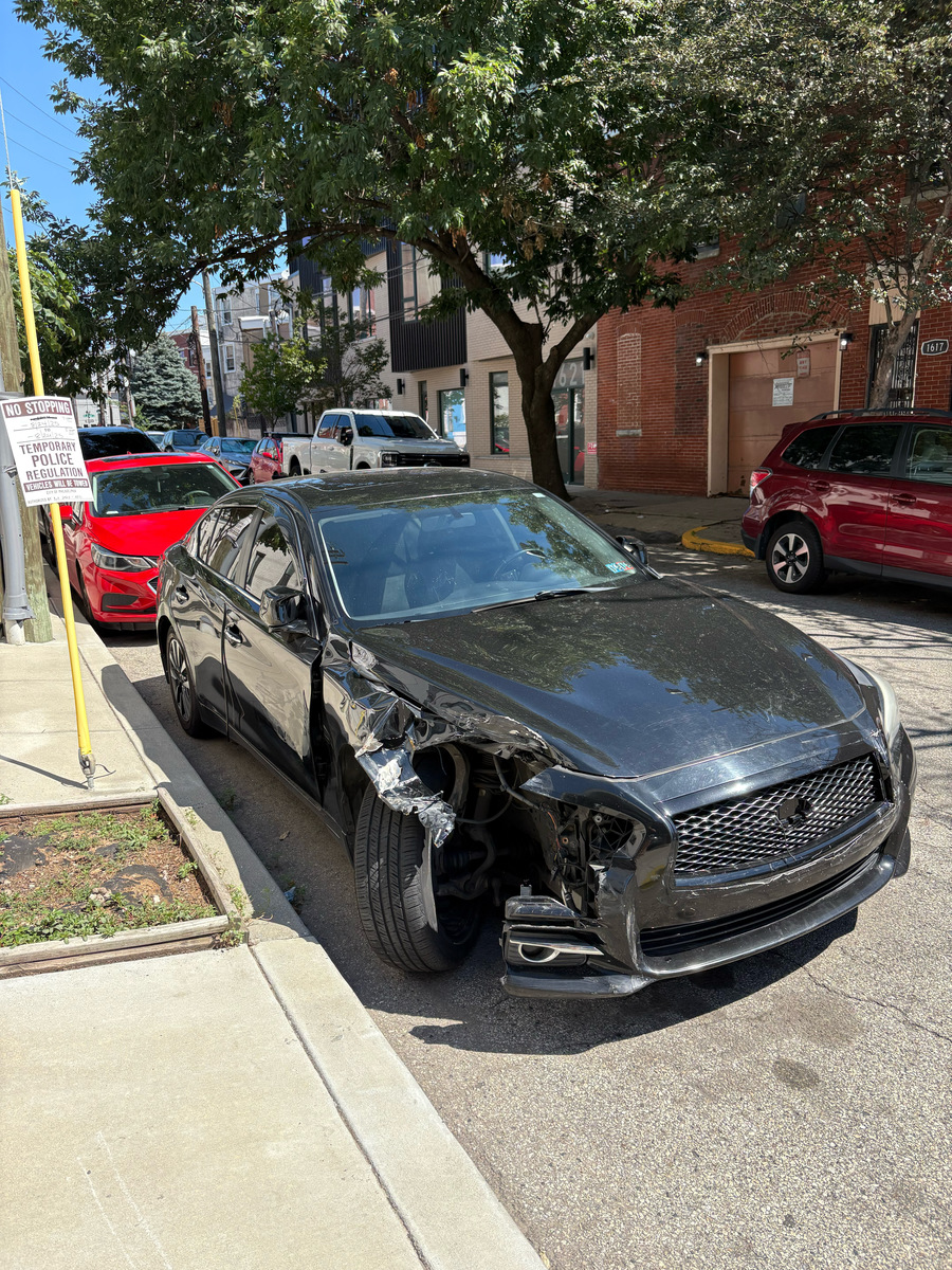 Photographic documentation of the work as submitted to the city's 311 record.