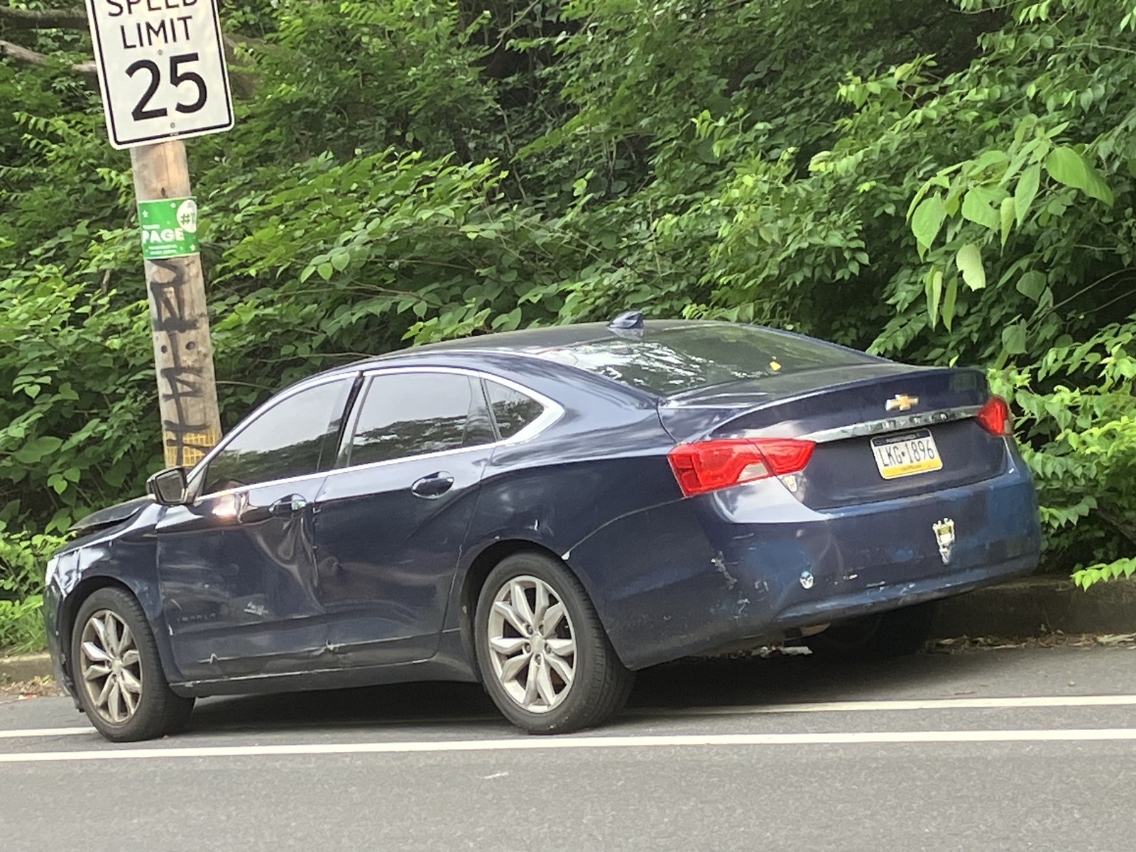Photographic documentation of the work as submitted to the city's 311 record.