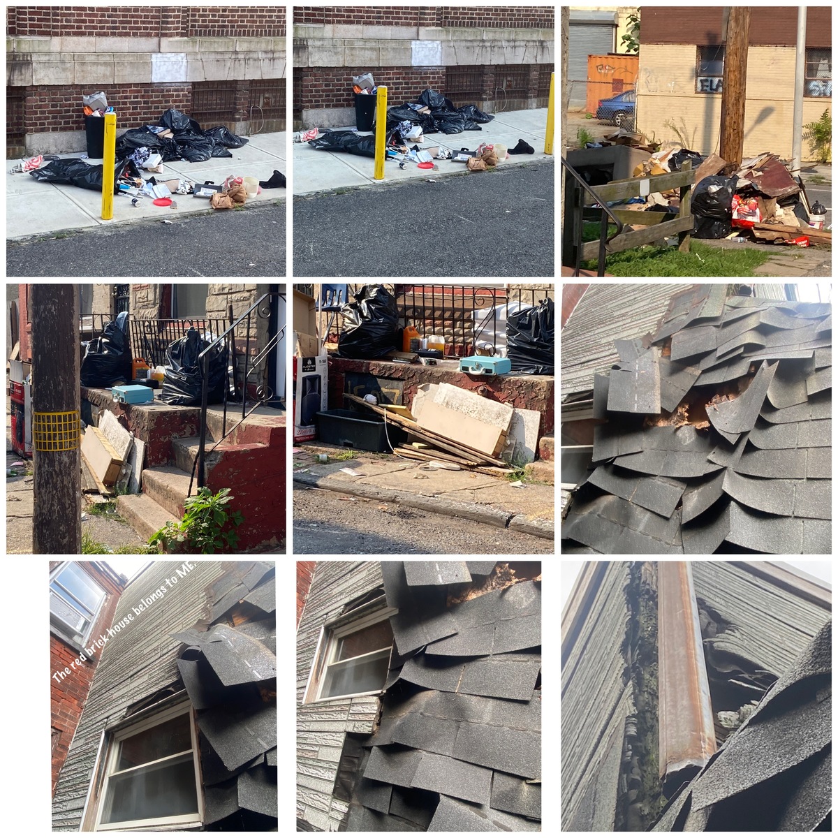 Photographic documentation of the work as submitted to the city's 311 record.