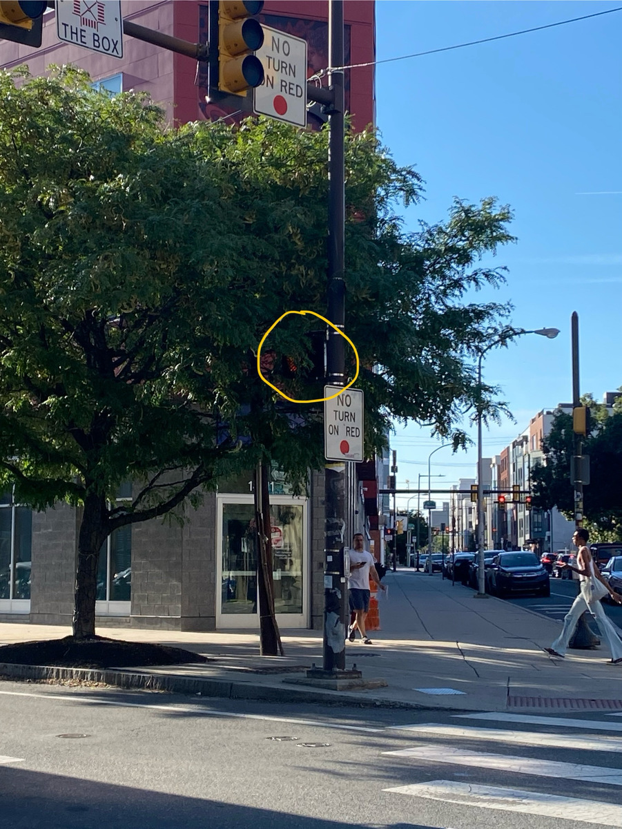 Photographic documentation of the work as submitted to the city's 311 record.