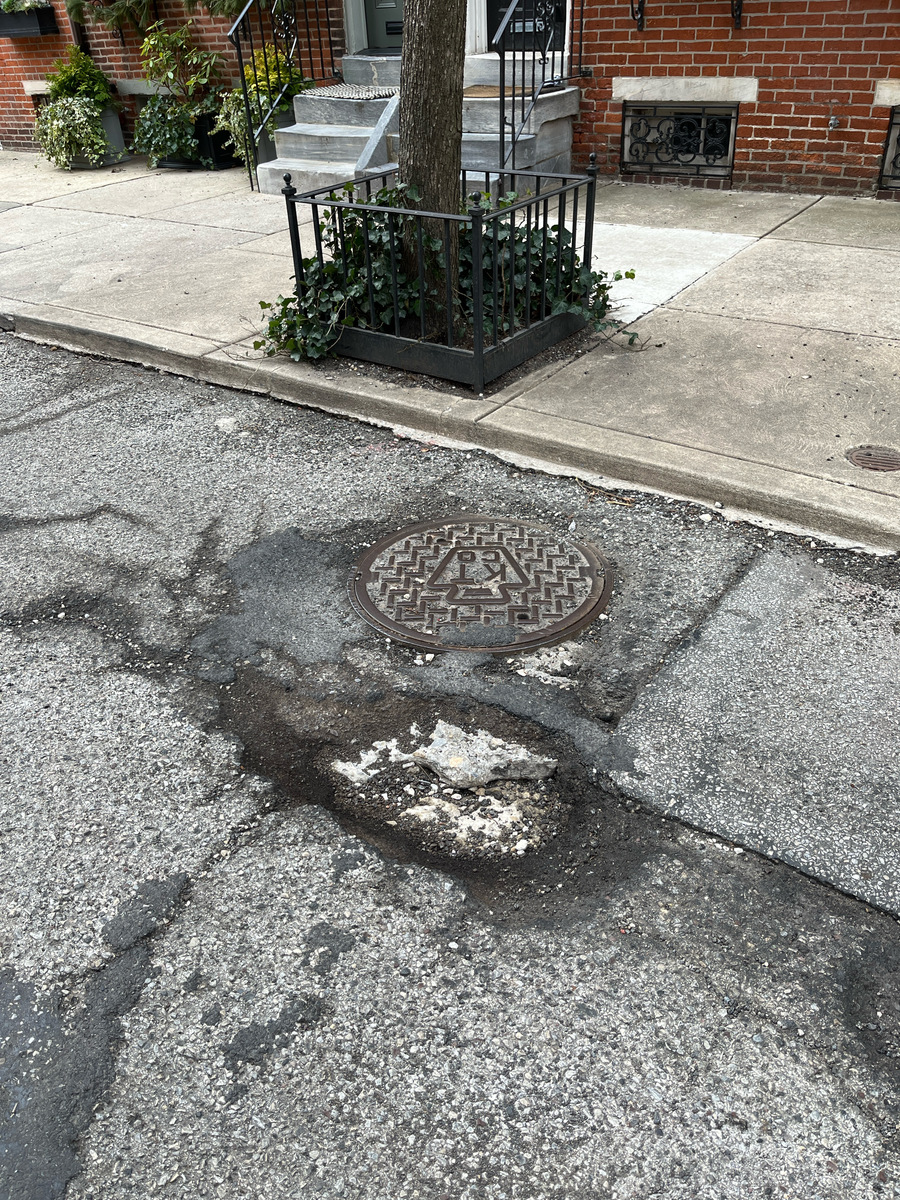 Photographic documentation of the work as submitted to the city's 311 record.