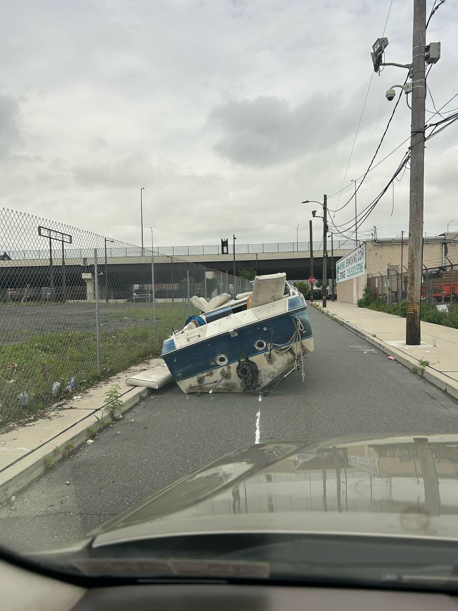 Photographic documentation of the work as submitted to the city's 311 record.