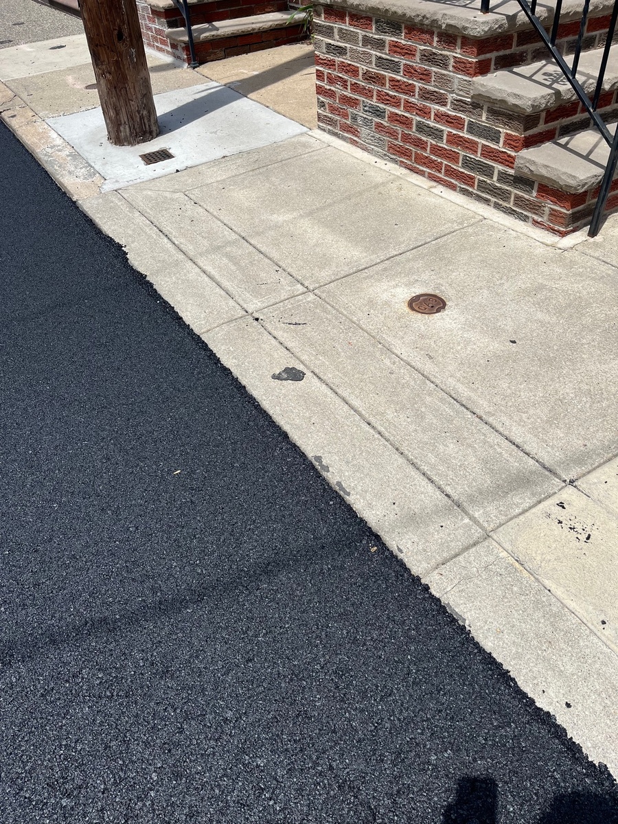Photographic documentation of the work as submitted to the city's 311 record.