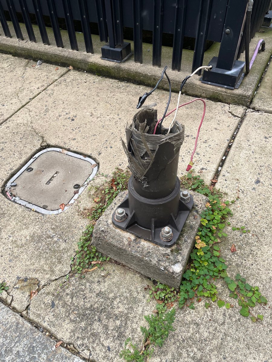 Photographic documentation of the work as submitted to the city's 311 record.