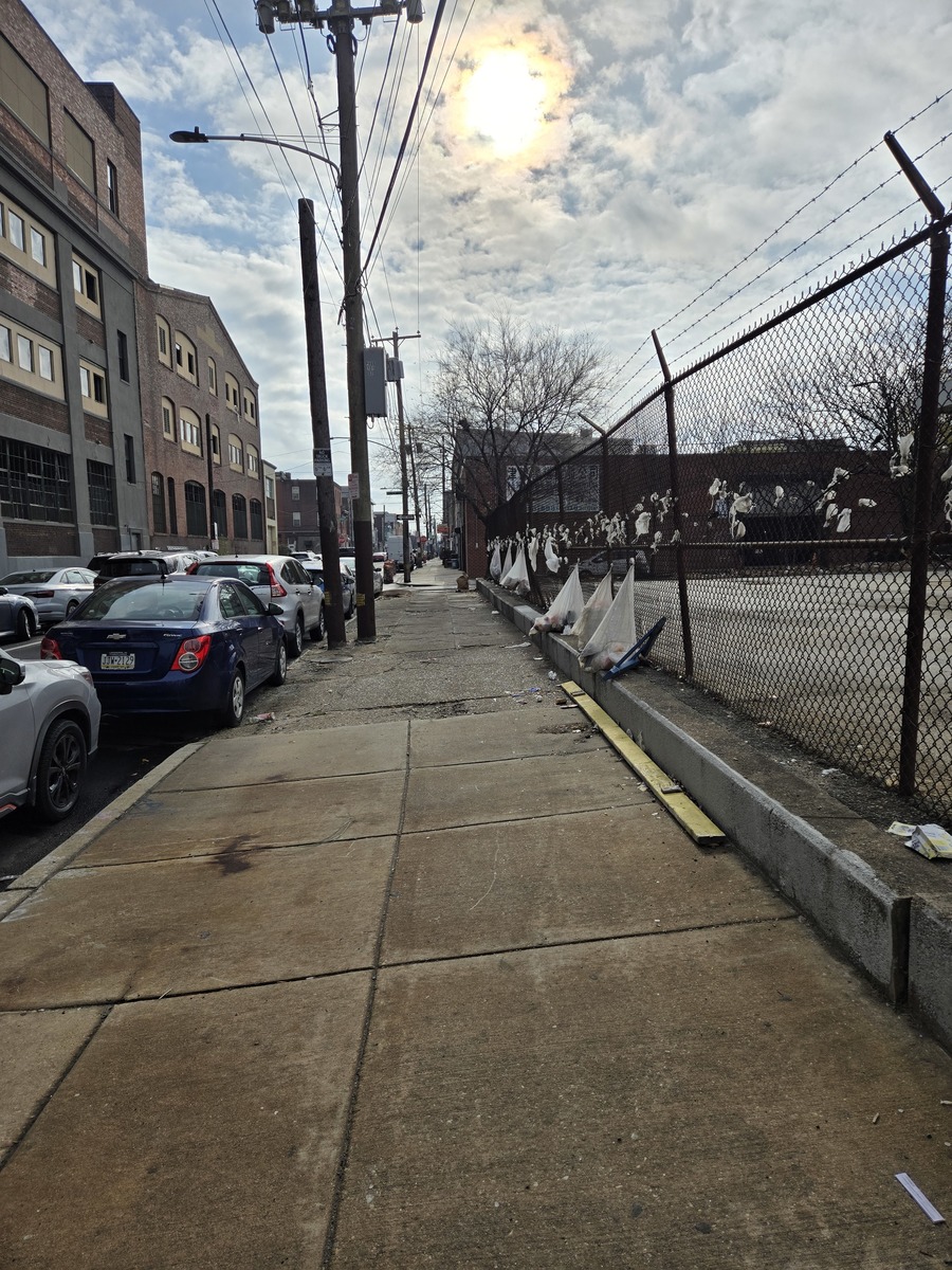 Photographic documentation of the work as submitted to the city's 311 record.