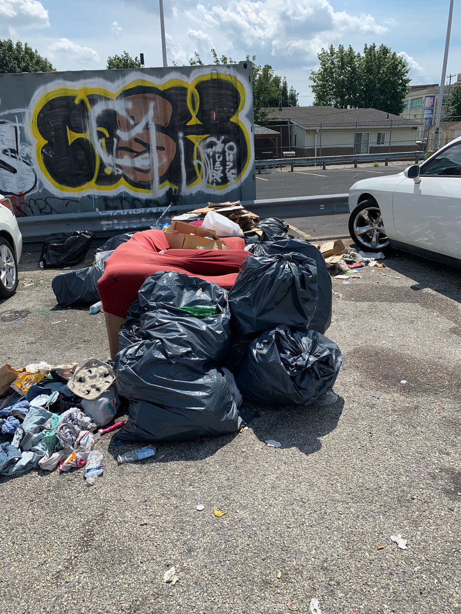 Photographic documentation of the work as submitted to the city's 311 record.