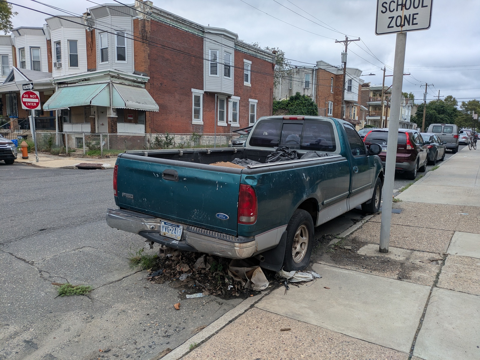 Photographic documentation of the work as submitted to the city's 311 record.