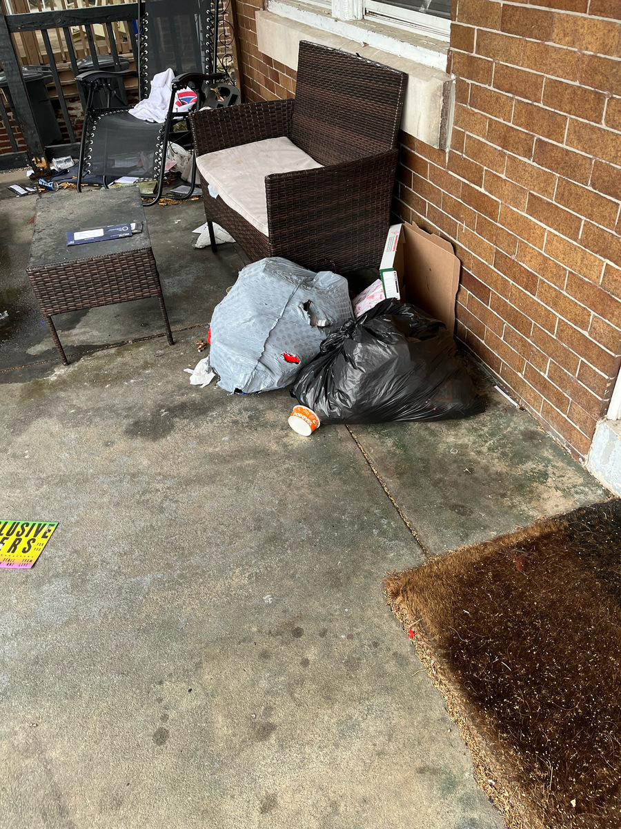 Photographic documentation of the work as submitted to the city's 311 record.
