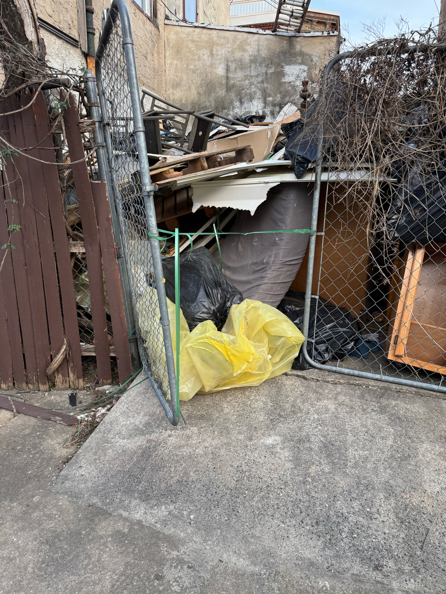 Photographic documentation of the work as submitted to the city's 311 record.