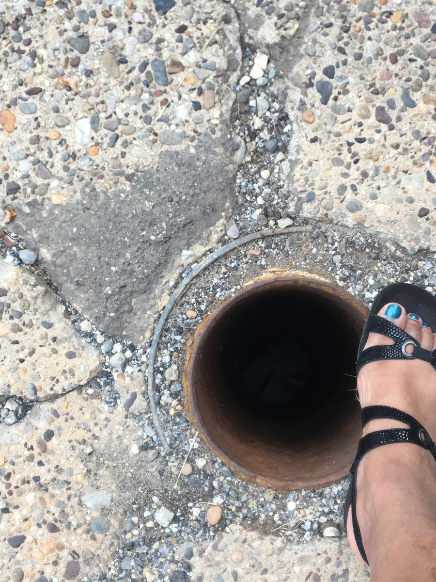 Photographic documentation of the work as submitted to the city's 311 record.
