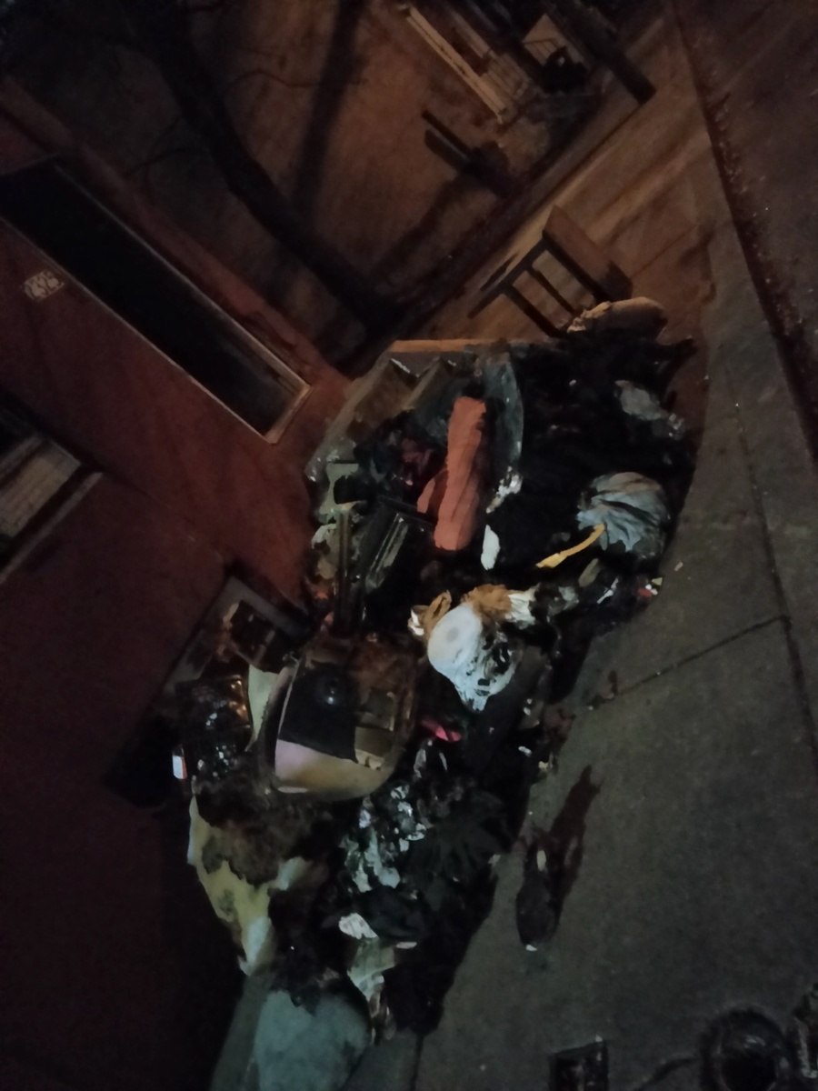 Photographic documentation of the work as submitted to the city's 311 record.