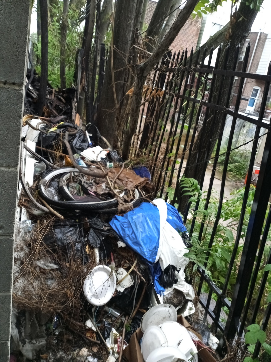 Photographic documentation of the work as submitted to the city's 311 record.