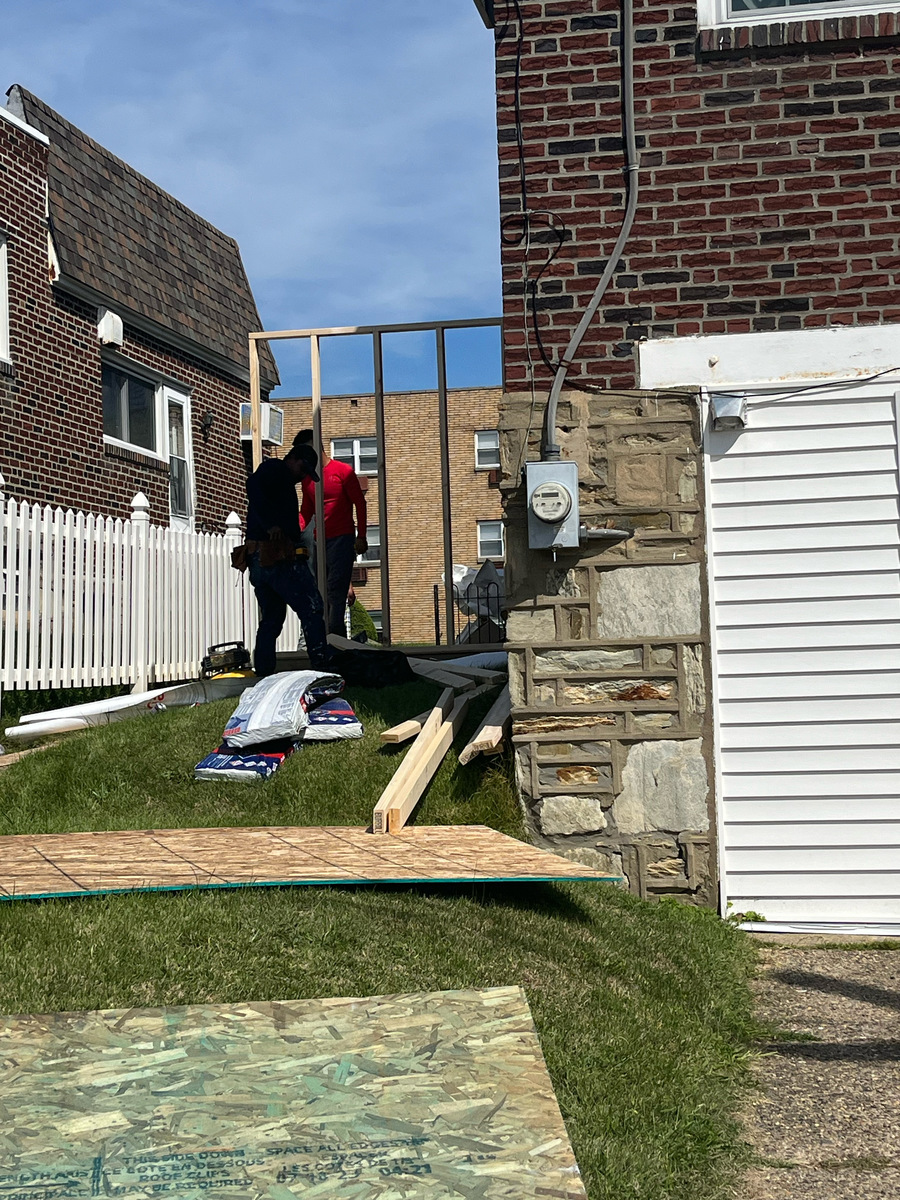 Photographic documentation of the work as submitted to the city's 311 record.