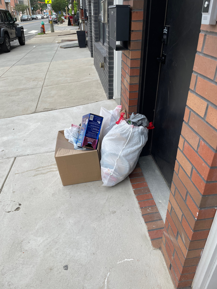 Photographic documentation of the work as submitted to the city's 311 record.