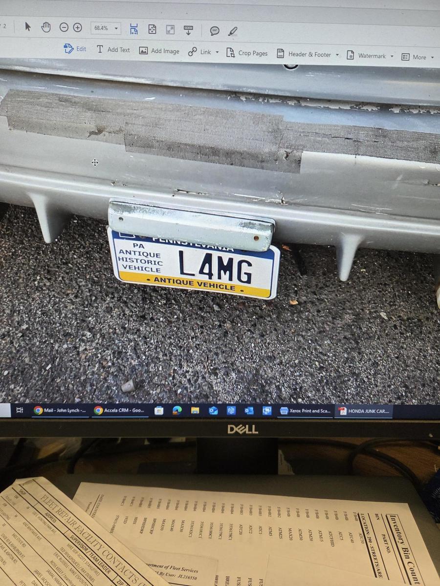 Photographic documentation of the work as submitted to the city's 311 record.