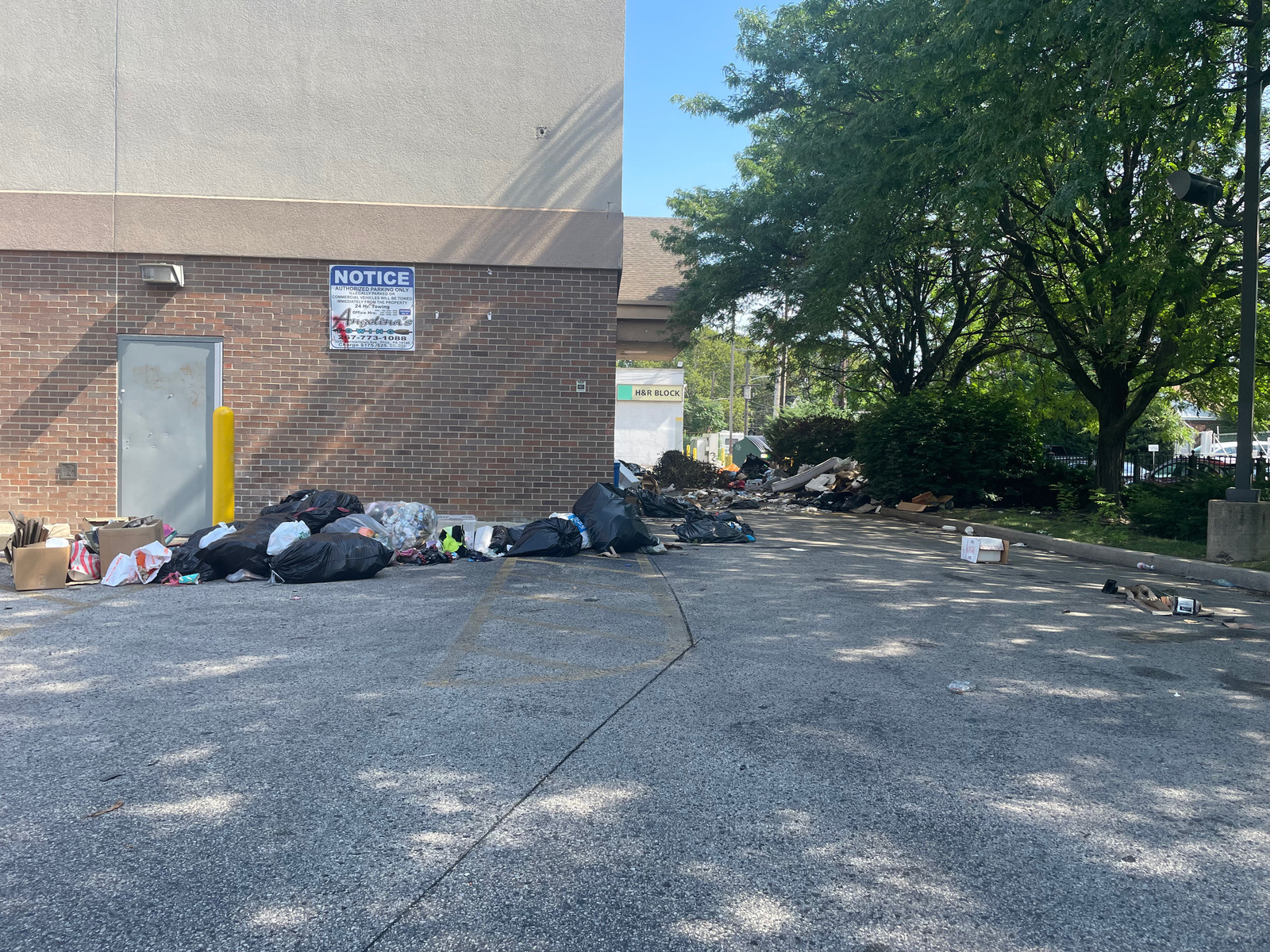 Photographic documentation of the work as submitted to the city's 311 record.