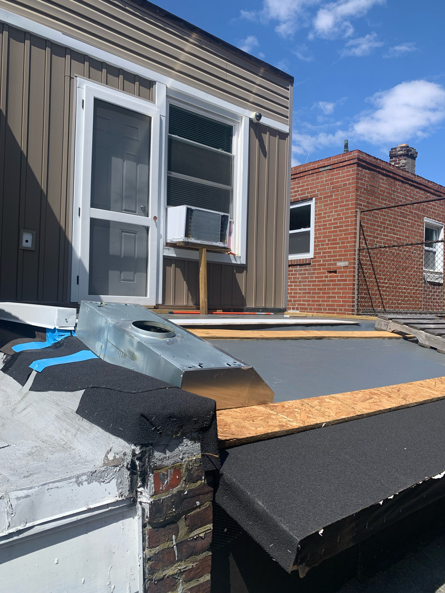 Photographic documentation of the work as submitted to the city's 311 record.