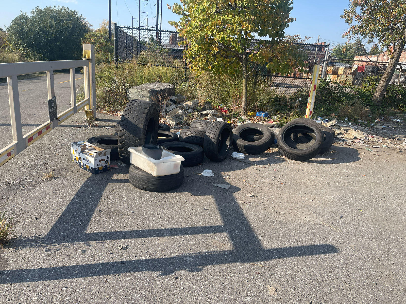 Photographic documentation of the work as submitted to the city's 311 record.