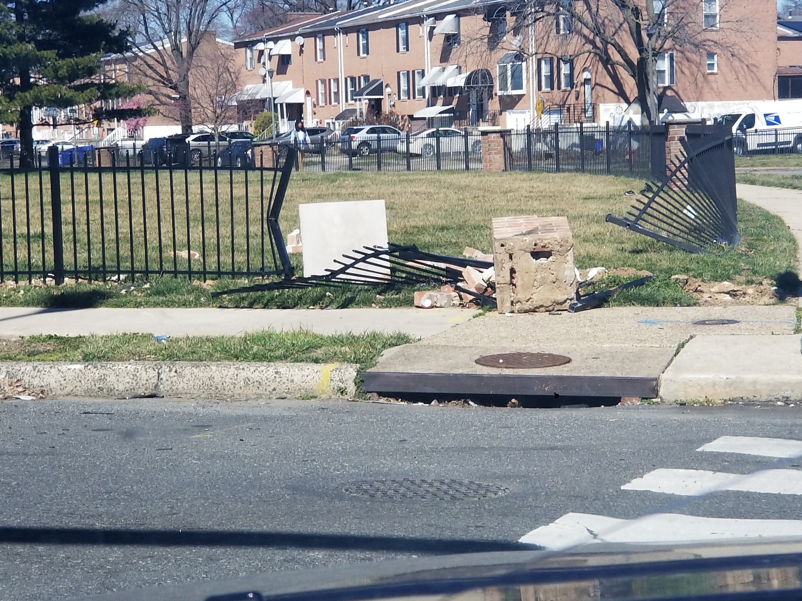 Photographic documentation of the work as submitted to the city's 311 record.