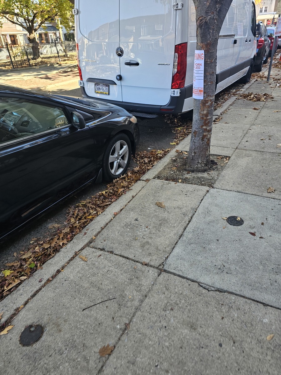 Photographic documentation of the work as submitted to the city's 311 record.