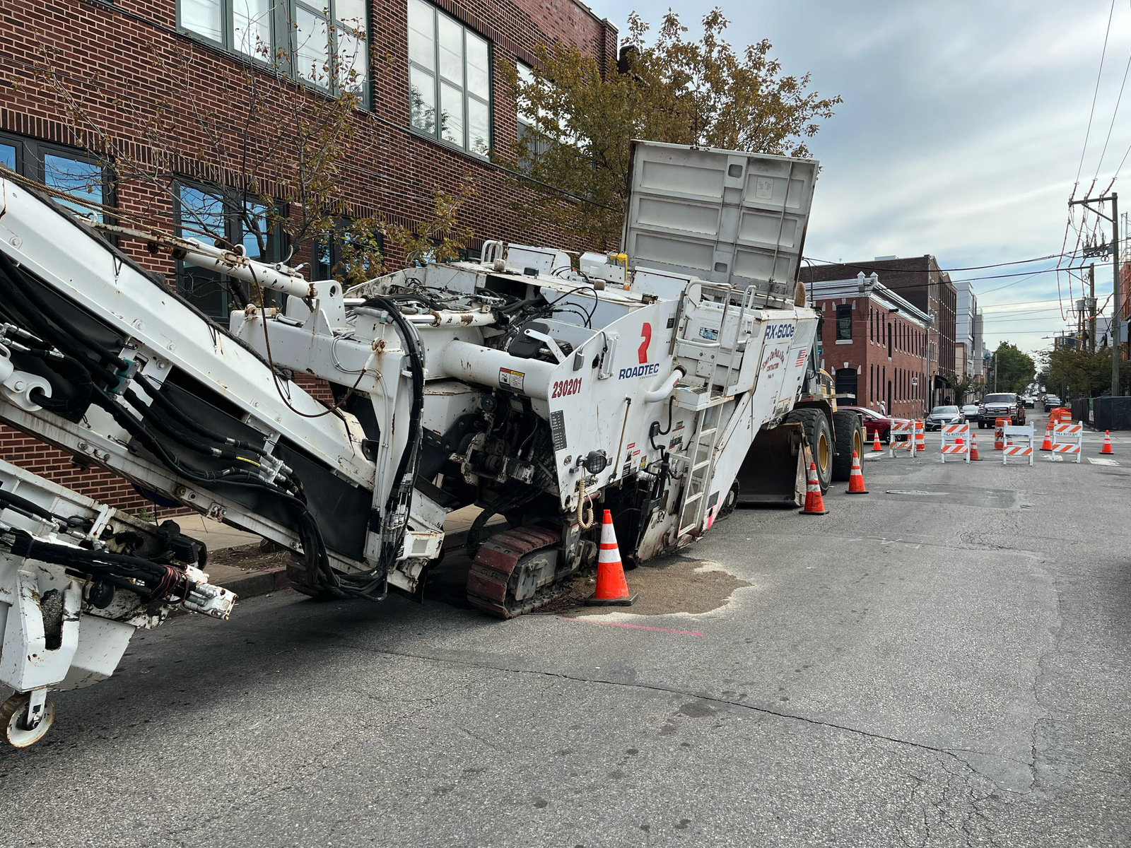 Photographic documentation of the work as submitted to the city's 311 record.