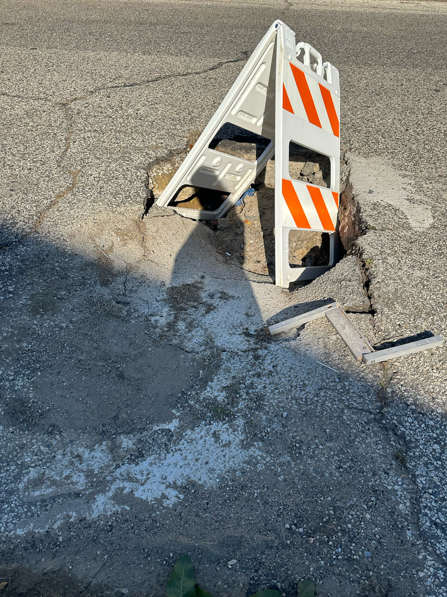 Photographic documentation of the work as submitted to the city's 311 record.