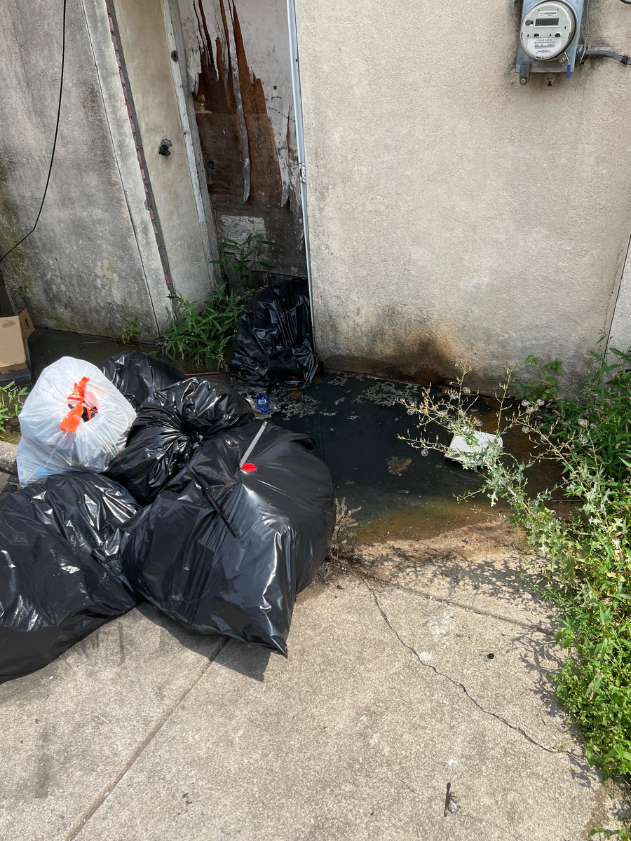 Photographic documentation of the work as submitted to the city's 311 record.