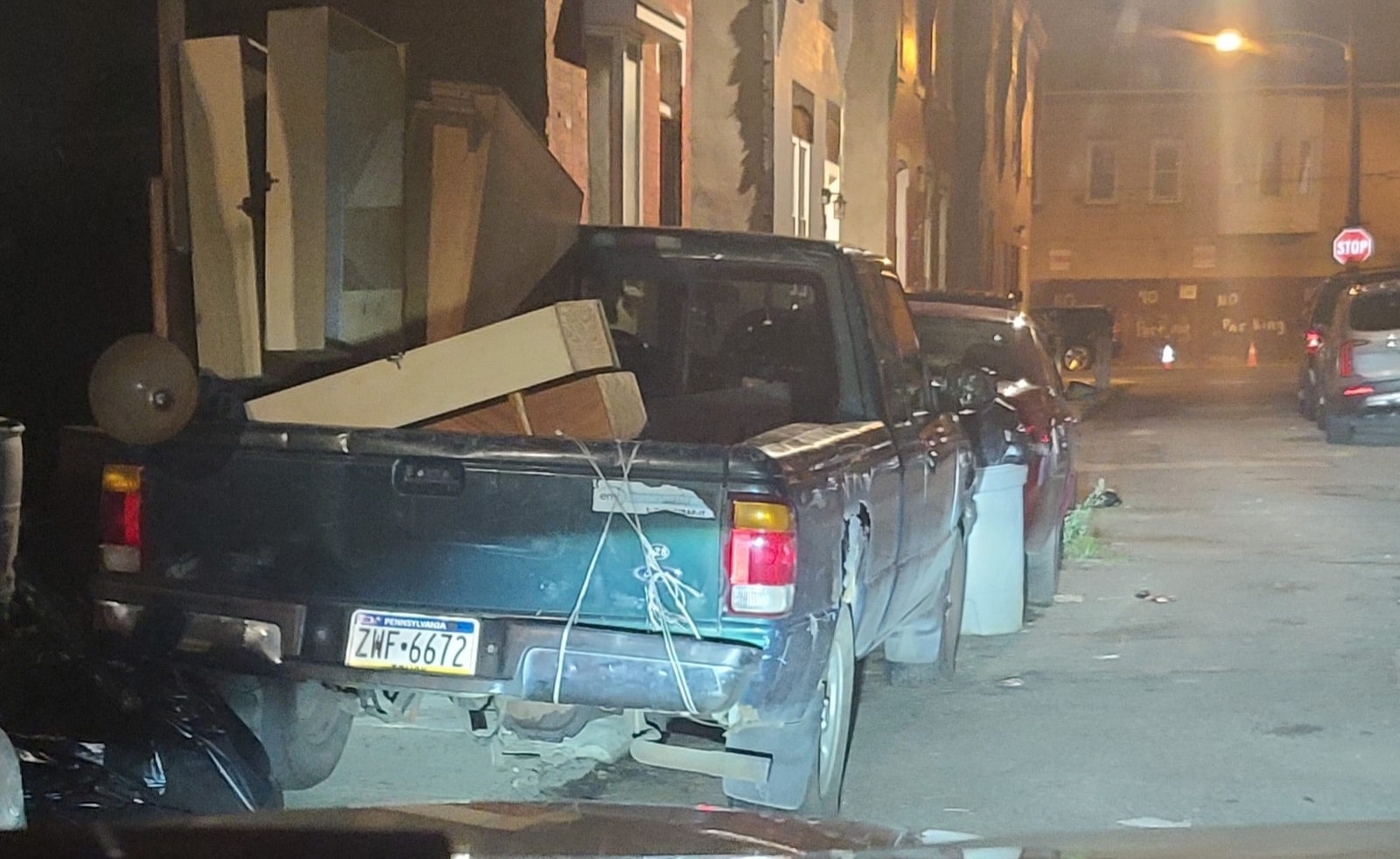 Photographic documentation of the work as submitted to the city's 311 record.