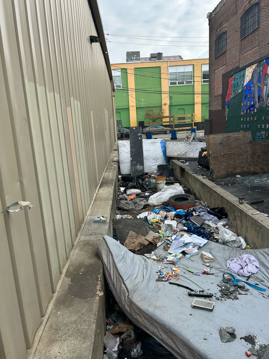 Photographic documentation of the work as submitted to the city's 311 record.