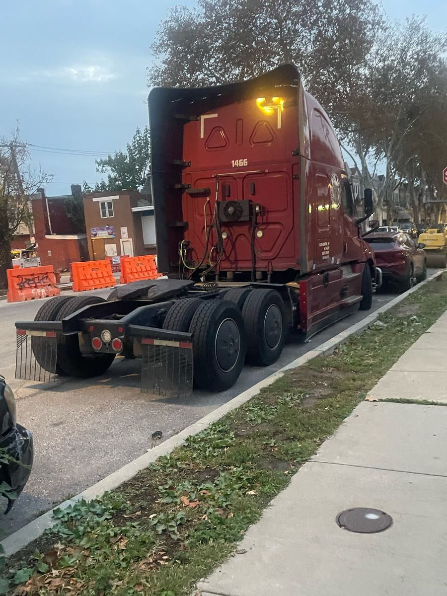 Photographic documentation of the work as submitted to the city's 311 record.