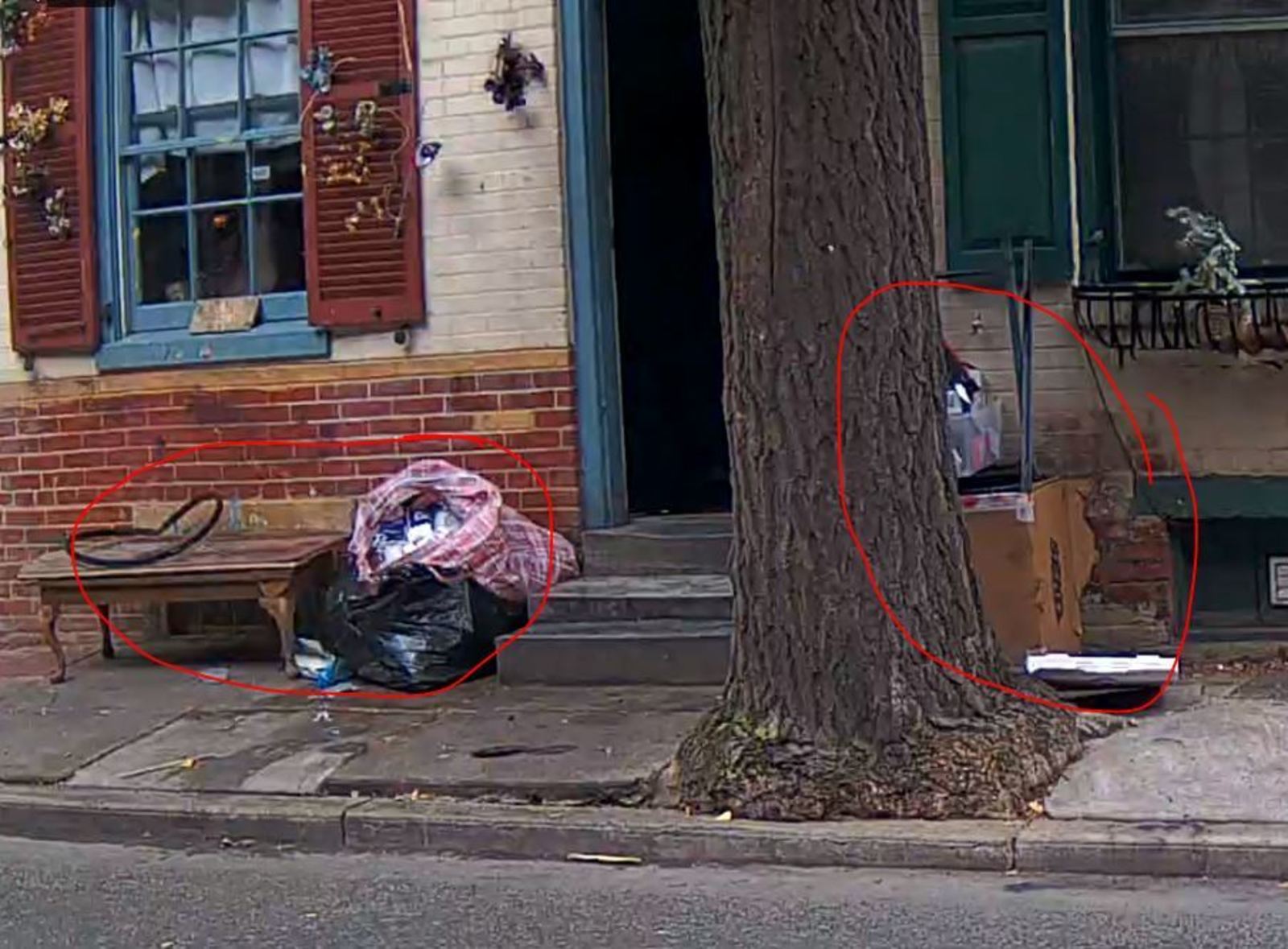 Photographic documentation of the work as submitted to the city's 311 record.