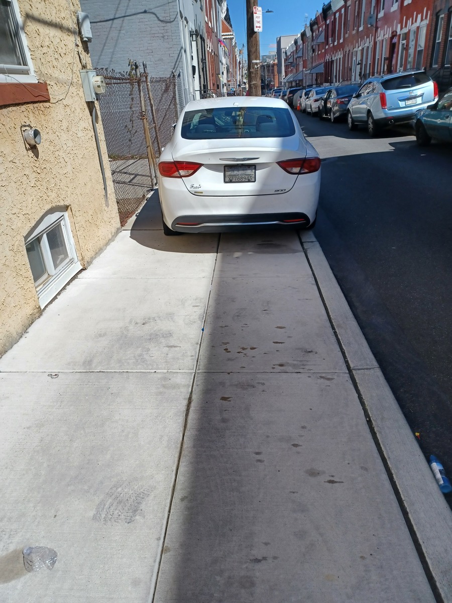 Photographic documentation of the work as submitted to the city's 311 record.