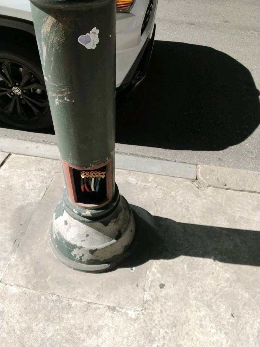 Photographic documentation of the work as submitted to the city's 311 record.