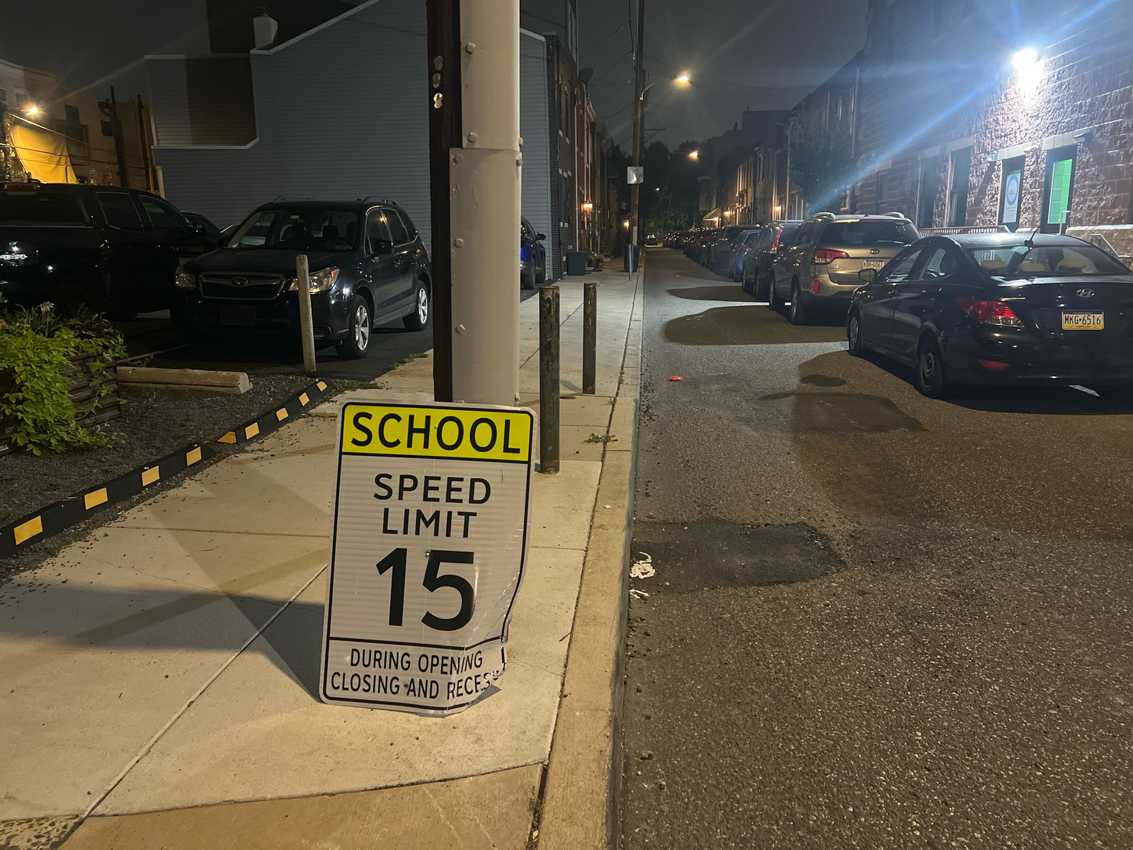 Photographic documentation of the work as submitted to the city's 311 record.
