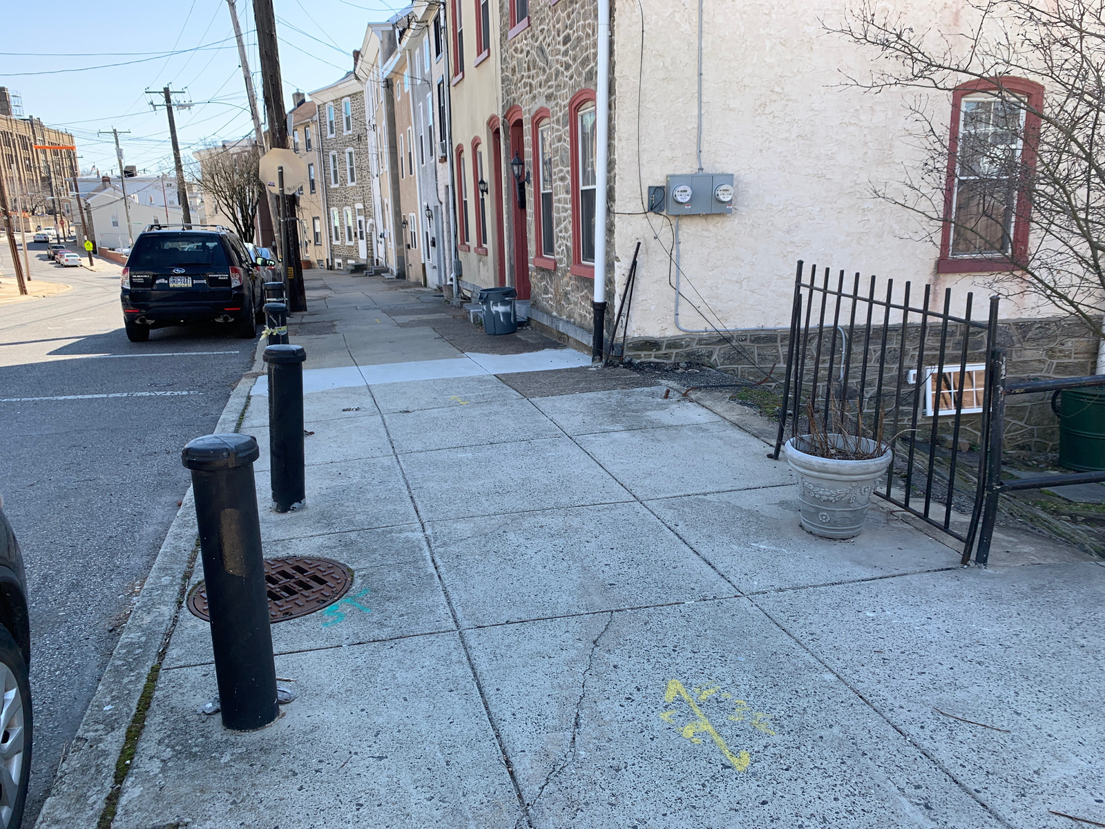Photographic documentation of the work as submitted to the city's 311 record.