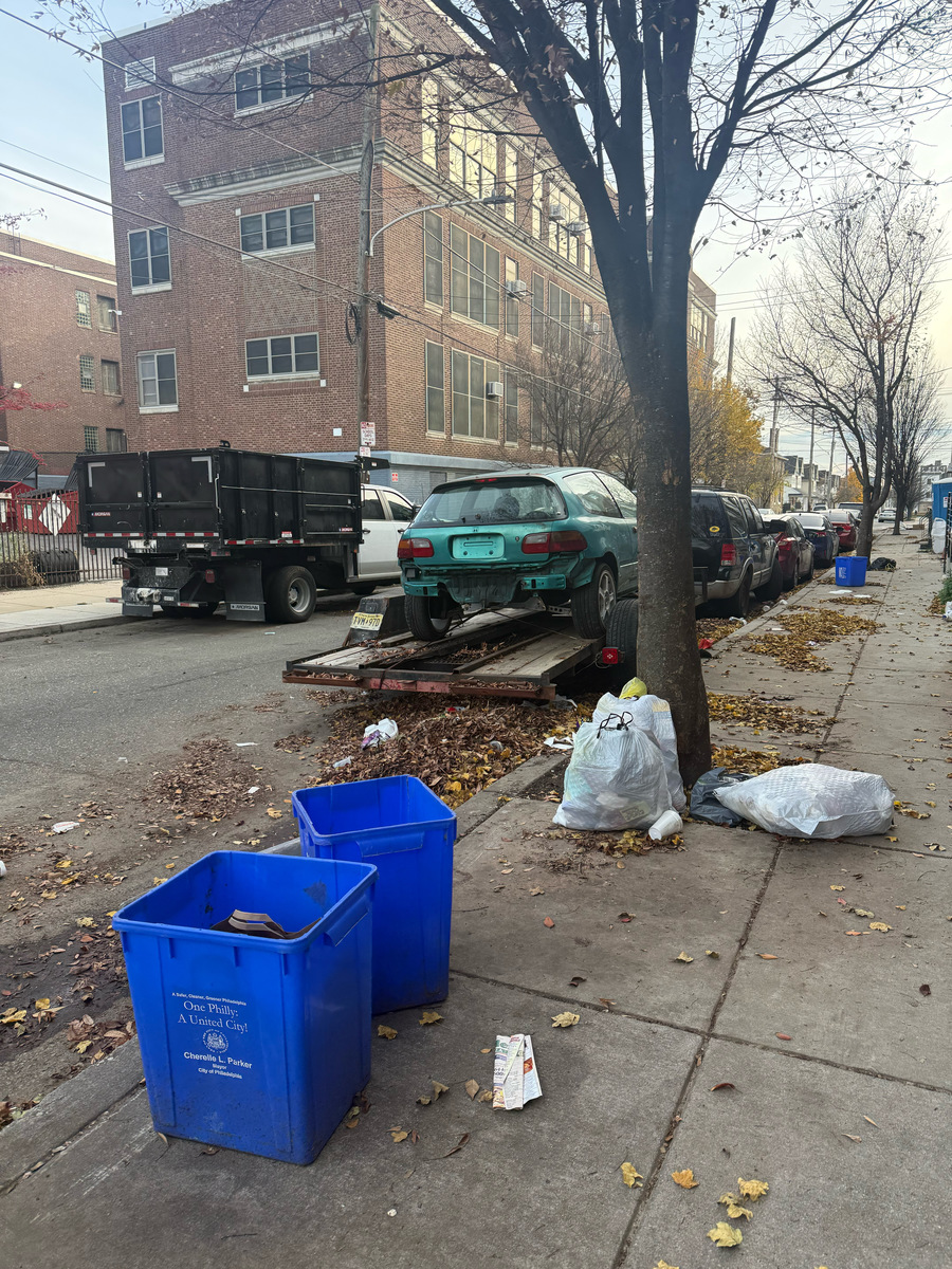 Photographic documentation of the work as submitted to the city's 311 record.