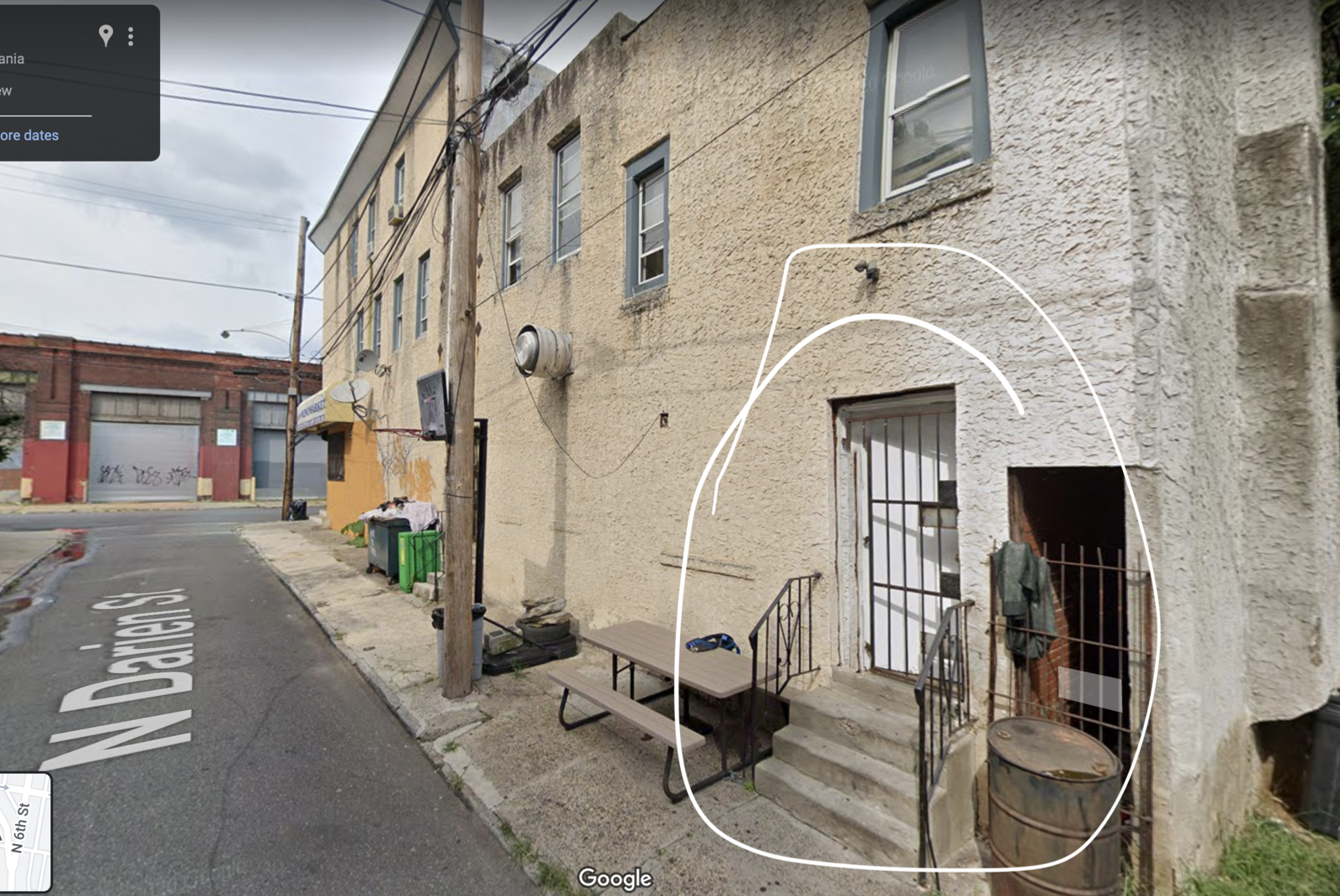 Photographic documentation of the work as submitted to the city's 311 record.