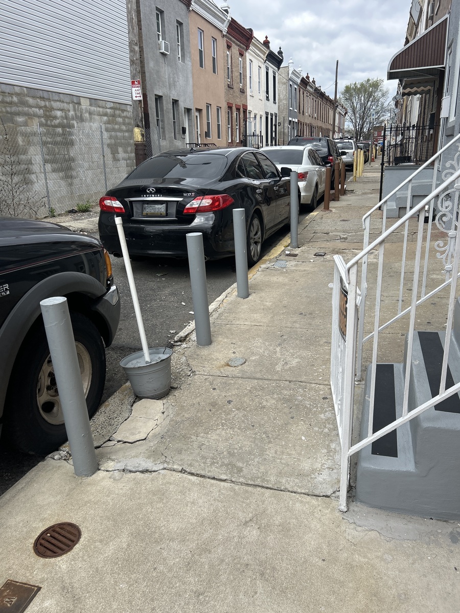 Photographic documentation of the work as submitted to the city's 311 record.