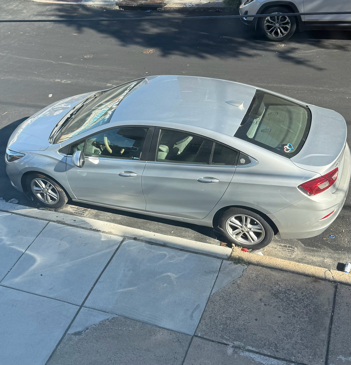 Photographic documentation of the work as submitted to the city's 311 record.