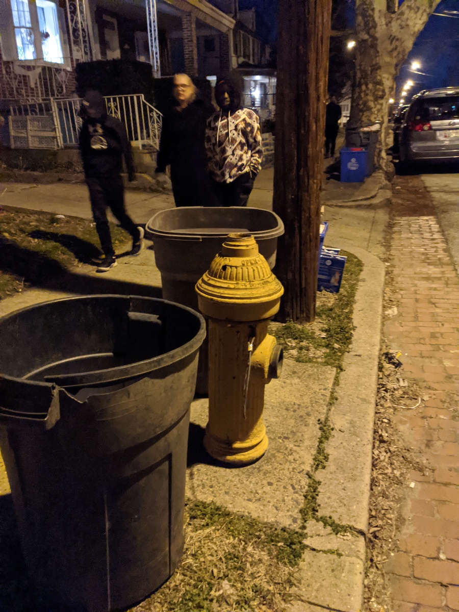Photographic documentation of the work as submitted to the city's 311 record.