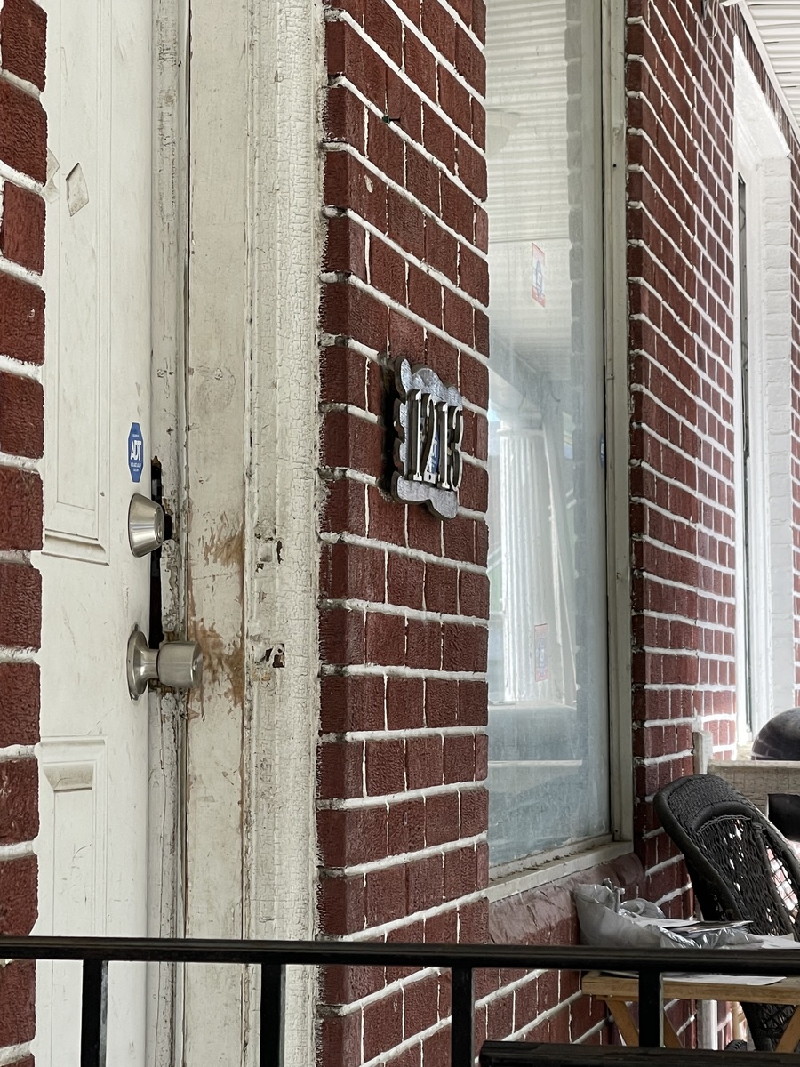 Photographic documentation of the work as submitted to the city's 311 record.