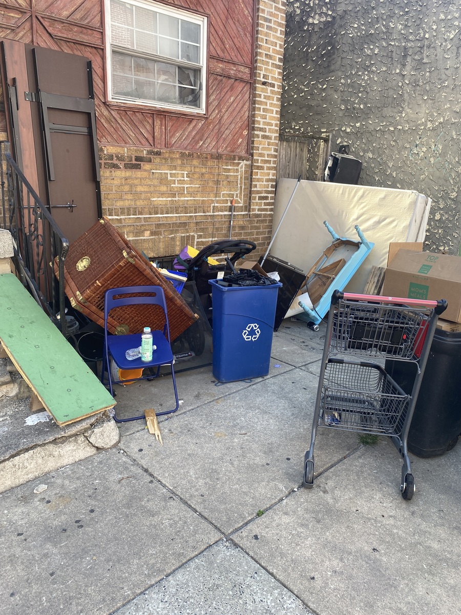 Photographic documentation of the work as submitted to the city's 311 record.
