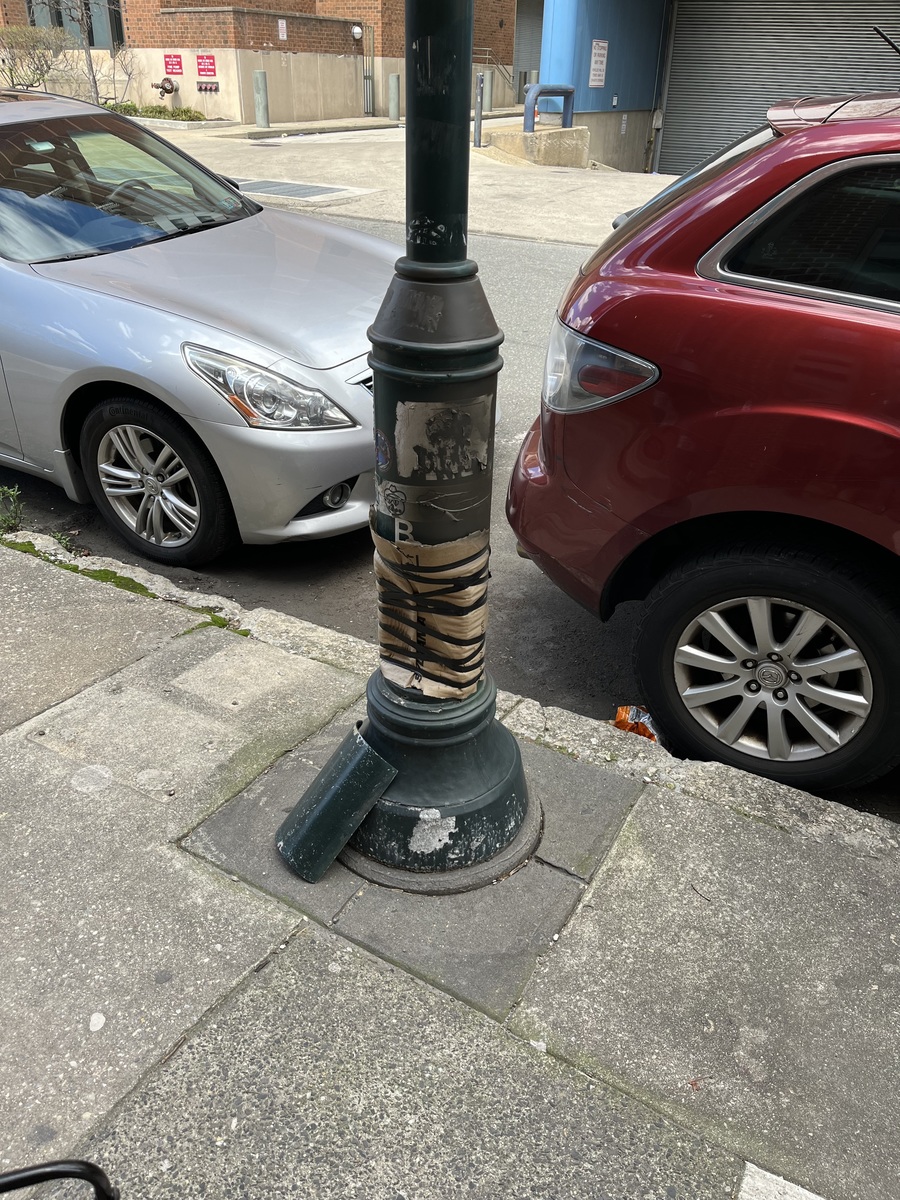 Photographic documentation of the work as submitted to the city's 311 record.
