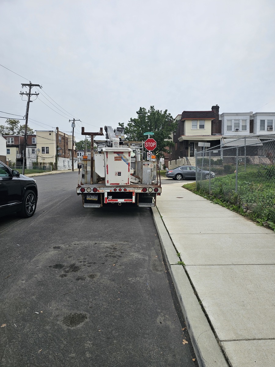 Photographic documentation of the work as submitted to the city's 311 record.
