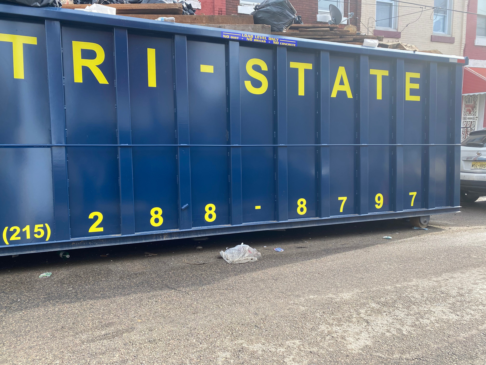 Photographic documentation of the work as submitted to the city's 311 record.