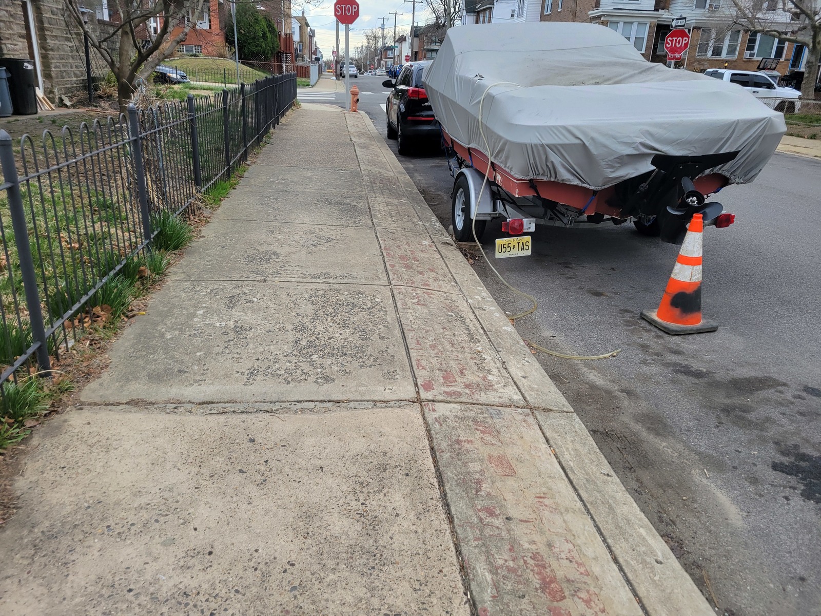 Photographic documentation of the work as submitted to the city's 311 record.