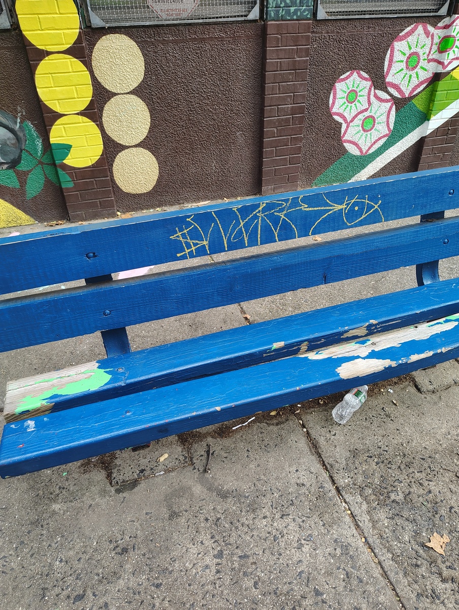 Photographic documentation of the work as submitted to the city's 311 record.