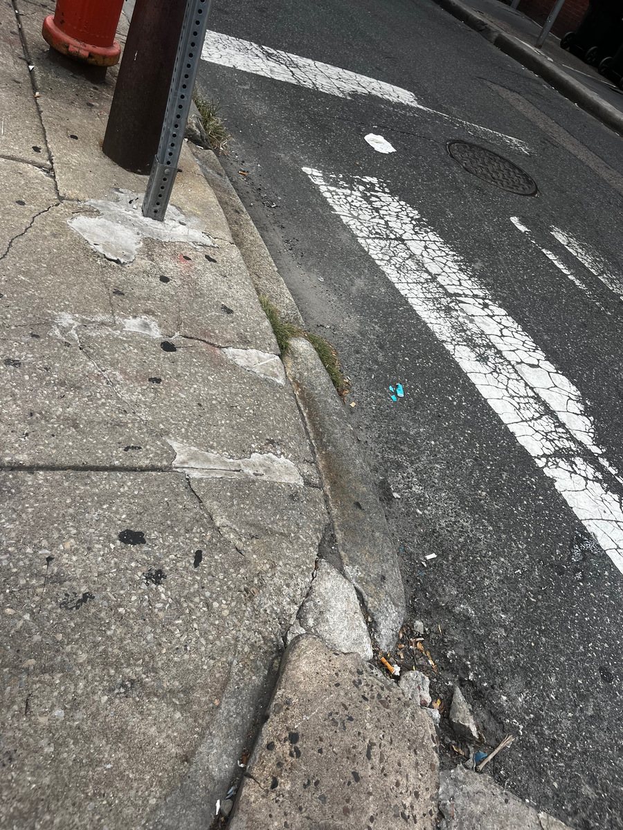 Photographic documentation of the work as submitted to the city's 311 record.