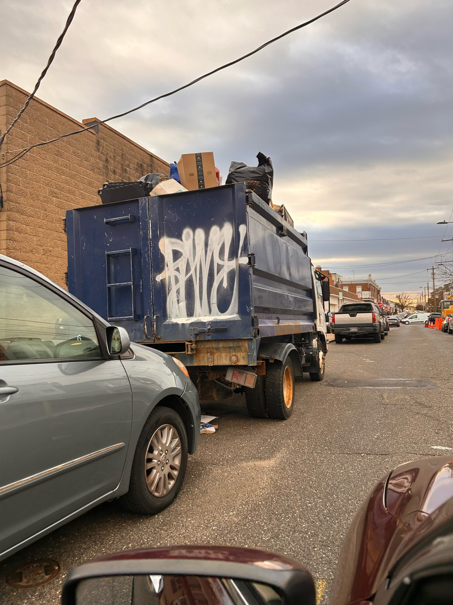 Photographic documentation of the work as submitted to the city's 311 record.