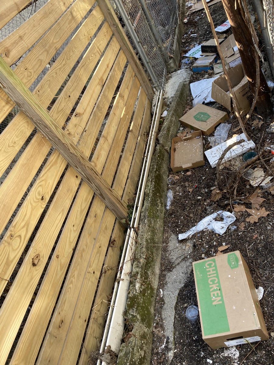 Photographic documentation of the work as submitted to the city's 311 record.